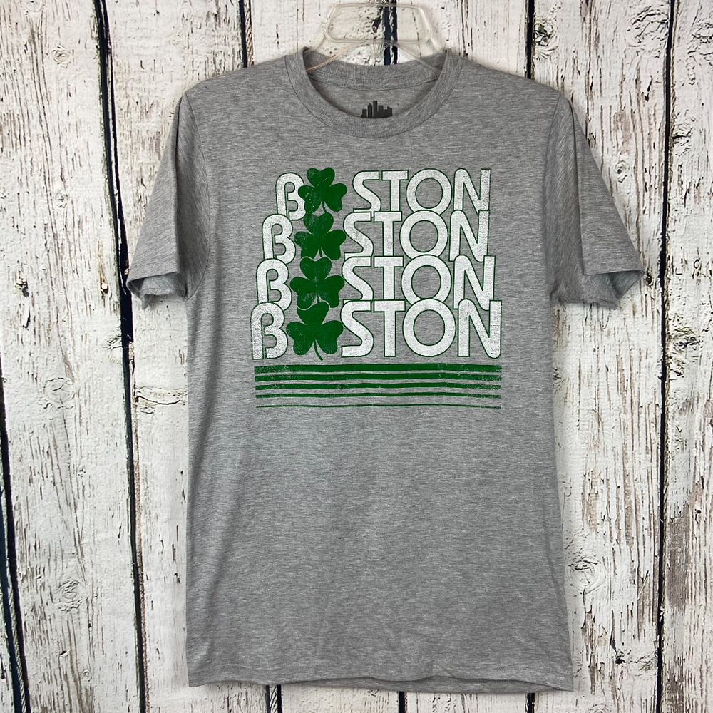 NWT! Boston Clover Gray T-shirt